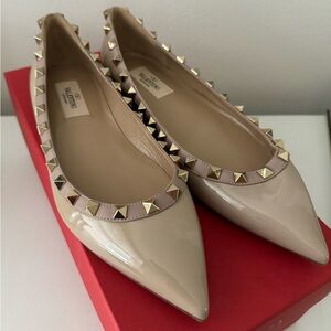 Valentino Rockstud ballet flat